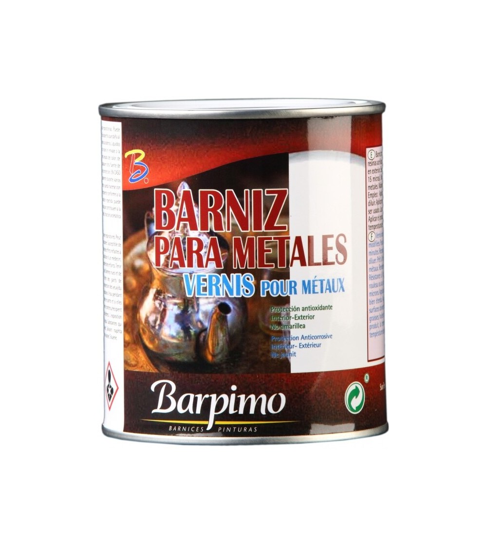 Barniz para metales brillante 750 ml